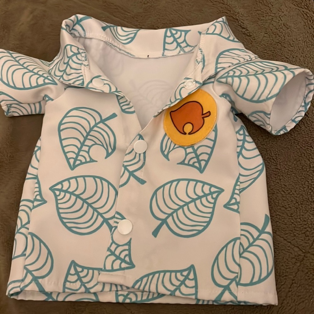 Animal crossing snap front Doggie shirt